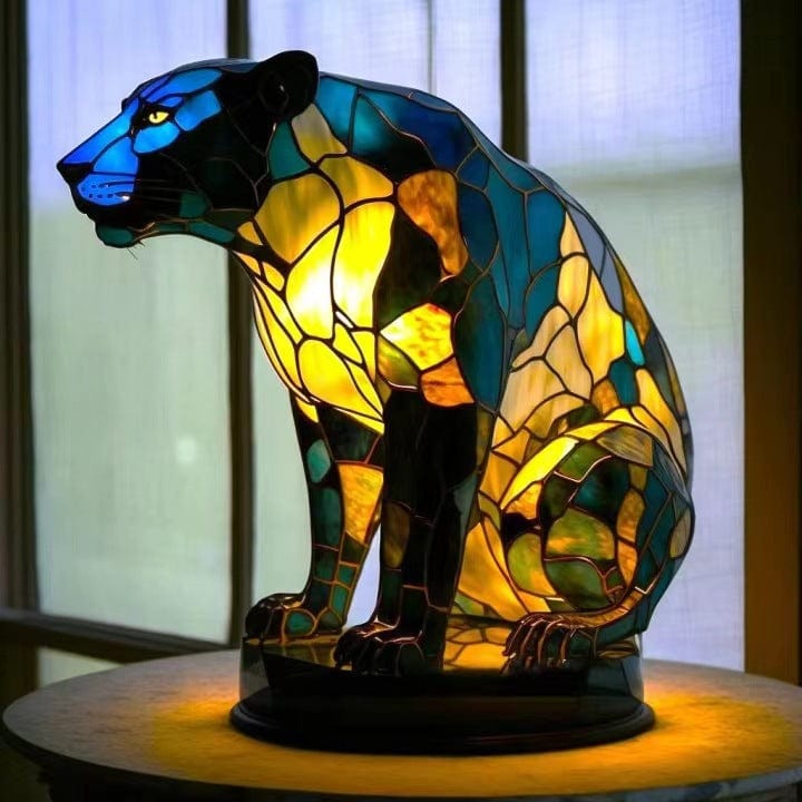 Ööleopardi Lamp – käsitööna valmistatud värviline LED-öövalgusti